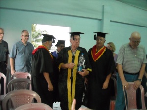 At the Graduation